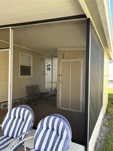 a view of front door