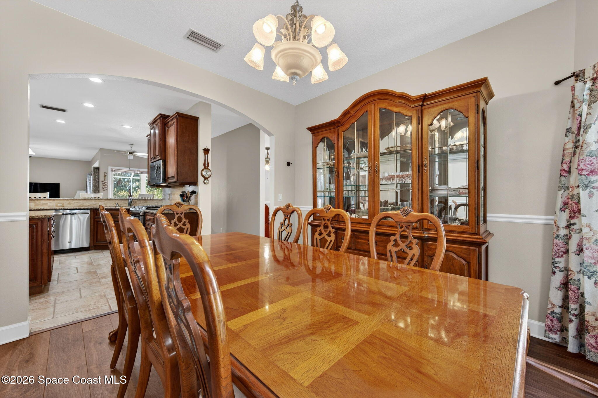 3676 South Ridge Circle Titusville, FL 32796 - Photo 15 of 74 Dining open to kitchen