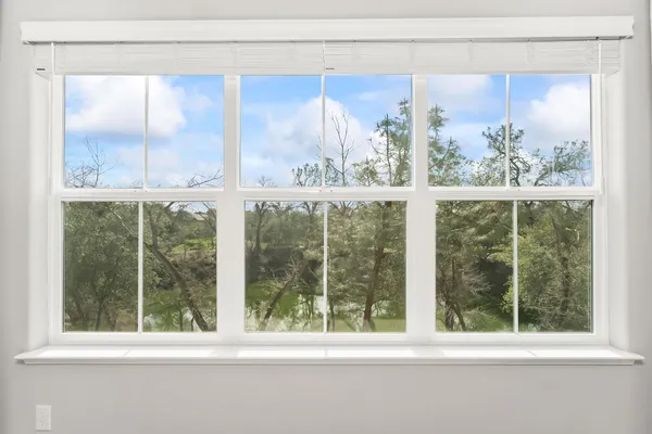 a view of a window in a room