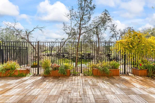 a view of a lake with a trees