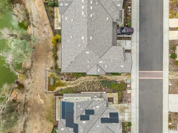 a view of a city with tall buildings