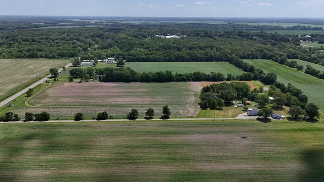 a view of a wooden bridge