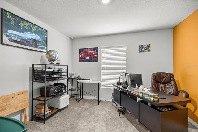 a room with furniture