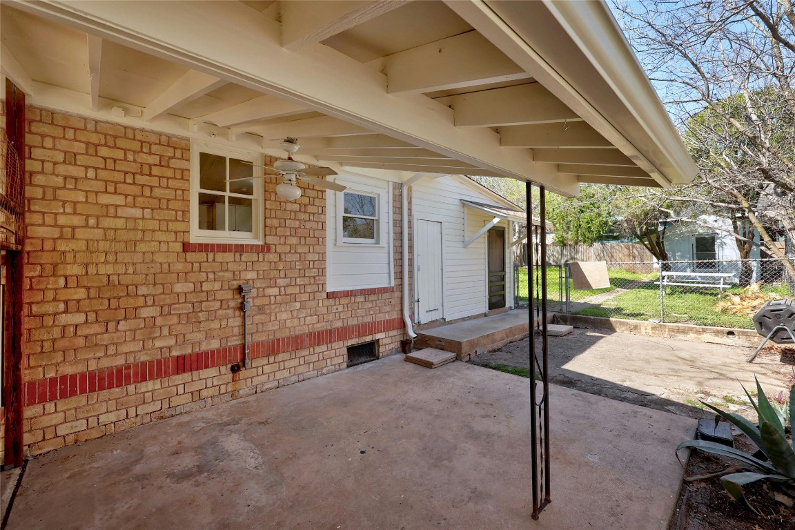 1920 Newning Avenue Austin, TX 78704 - Photo 22 of 26 a view of a house with backyard and sitting area