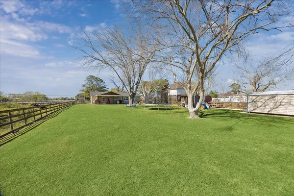 a view of house with a yard