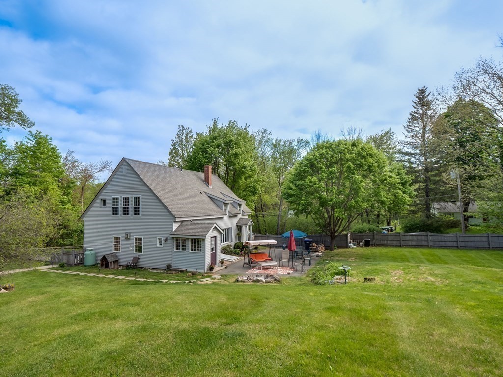 59 Hubbardston Road Templeton, MA 01468 - Photo 24 of 28 a aerial view of a house with swimming pool and garden