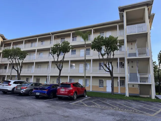 a car parked in front of a building