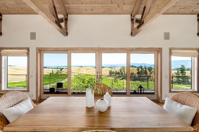 a view of mountain view and an ocean view