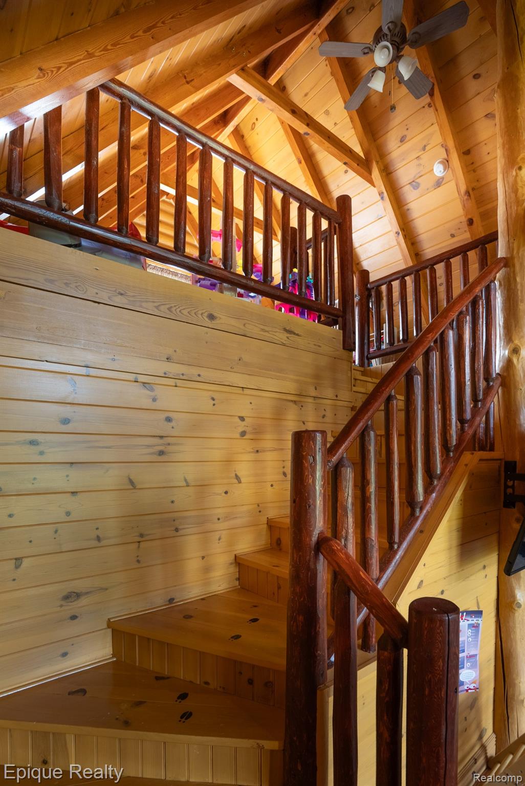 1966 Mayer Road Smiths Creek, MI 48074 - Photo 30 of 38 Vaulted wood-paneled ceilings with exposed beams