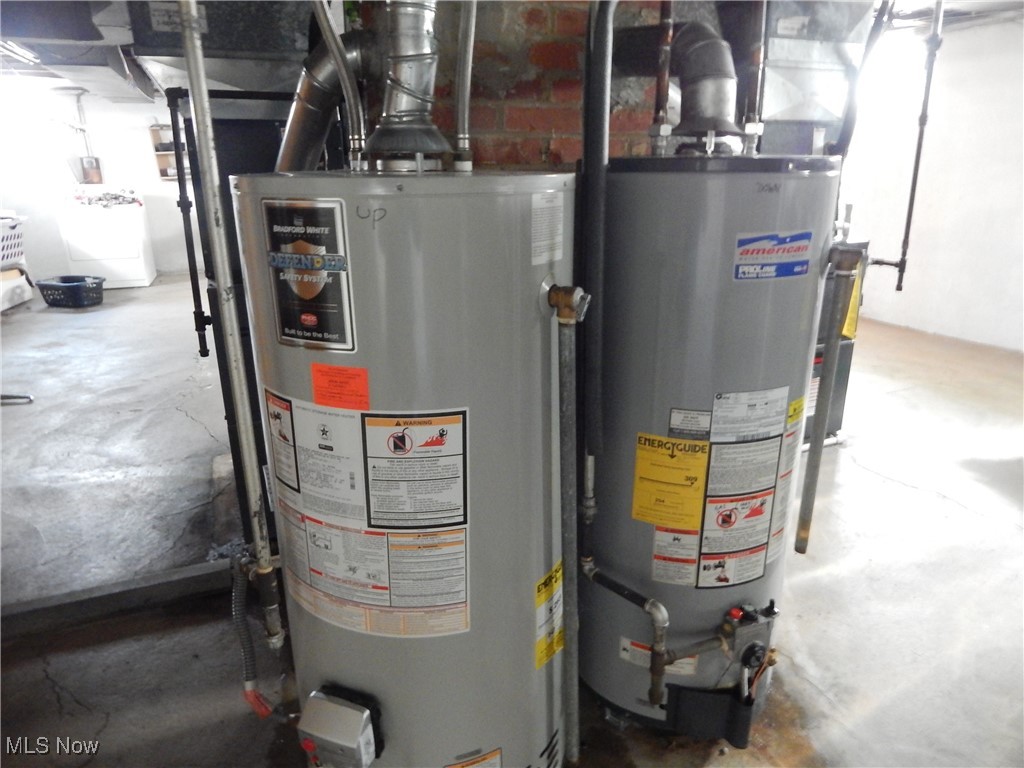 3211 Warren Road Cleveland, OH 44111 - Photo 28 of 32 Utility room featuring updated gas water heaters.