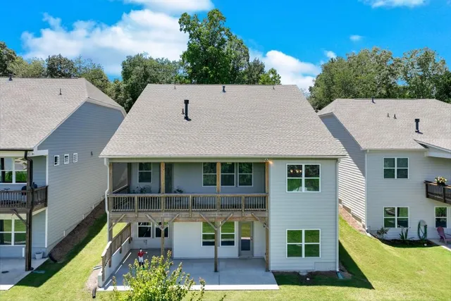 a living room filled with furniture