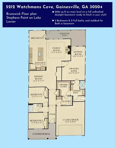 $695,000 | 5212 Watchmans Cove, Gainesville, GA 30504