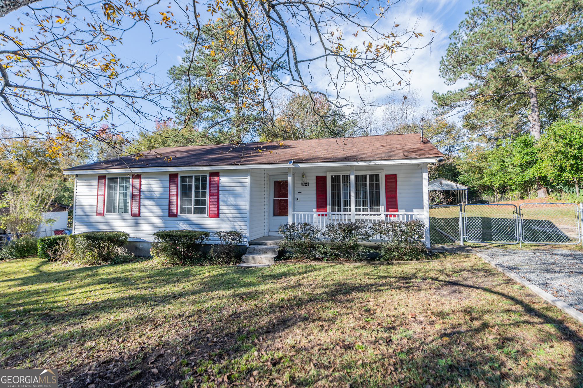 4721 Brookhaven Road Macon, GA 31206 - Photo 1 of 1 a view of a yard in front of a house