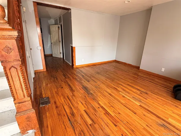 wooden floor in an empty room