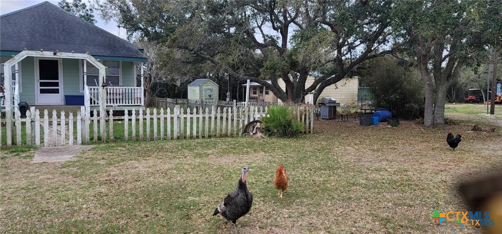 496 Romona Road Seadrift, TX 77983 - Photo 3 of 35 a view of a house with a yard