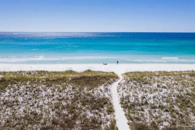 a view of yard with swimming pool