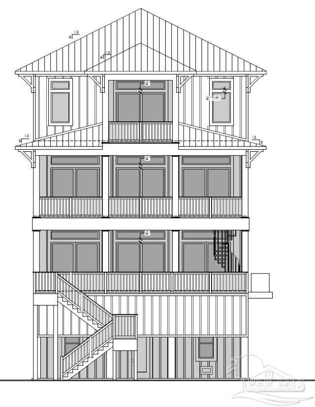0 Gulf Boulevard Navarre, FL 32566 - Photo 2 of 22 a black and white photo of a balcony