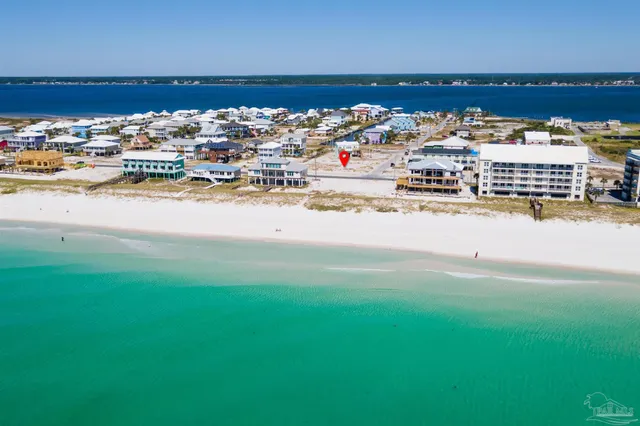 a view of a ocean with city