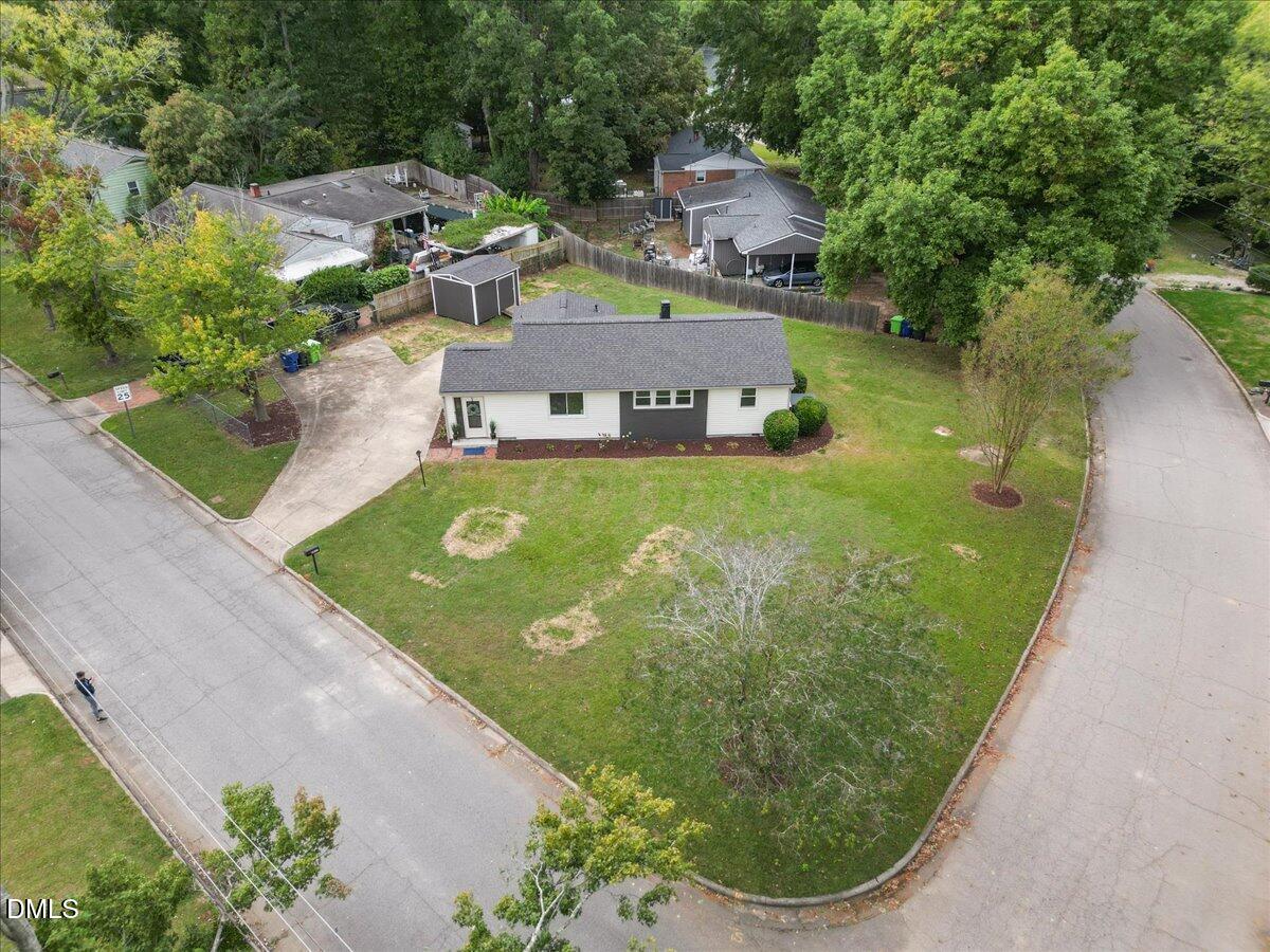 3437 Apache Drive Raleigh, NC 27609 - Photo 29 of 33 an aerial view of a house