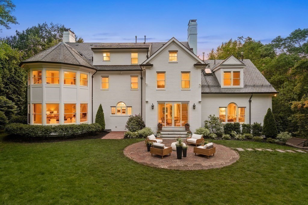 82 Sargent Road Brookline, MA 02445 - Photo 37 of 41 a front view of a house with a yard