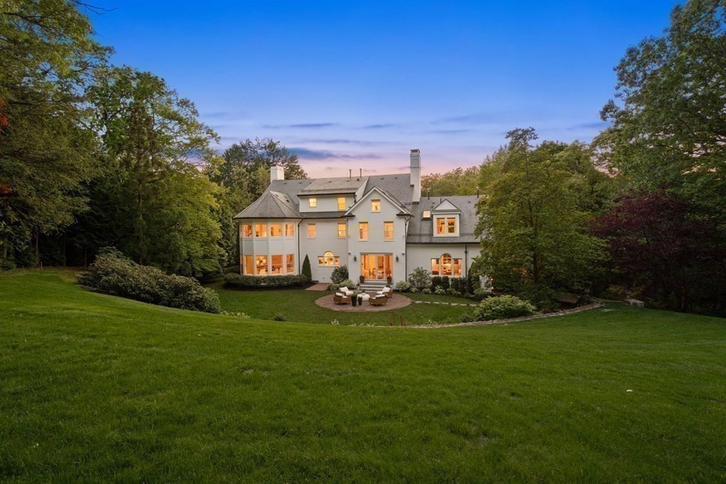 82 Sargent Road Brookline, MA 02445 - Photo 39 of 41 a view of a big room with a big yard and large trees