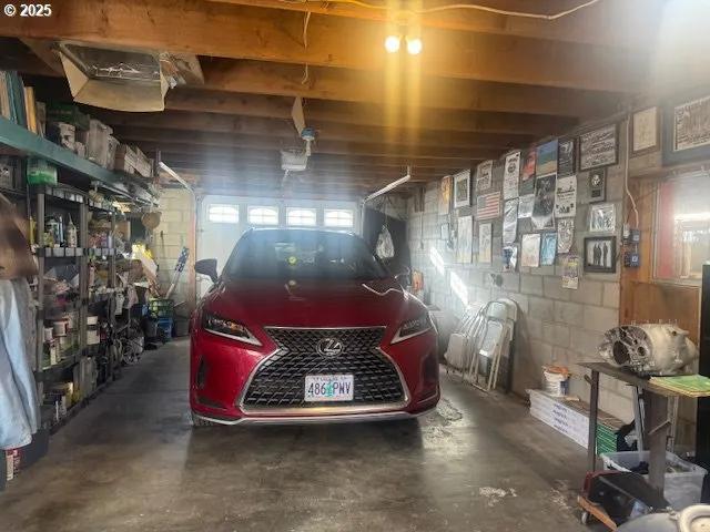 a room with gym equipment