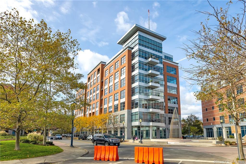 33 North Water Street, Unit 607 Norwalk, CT 06854 - Photo 1 of 40 a front view of a building with street view
