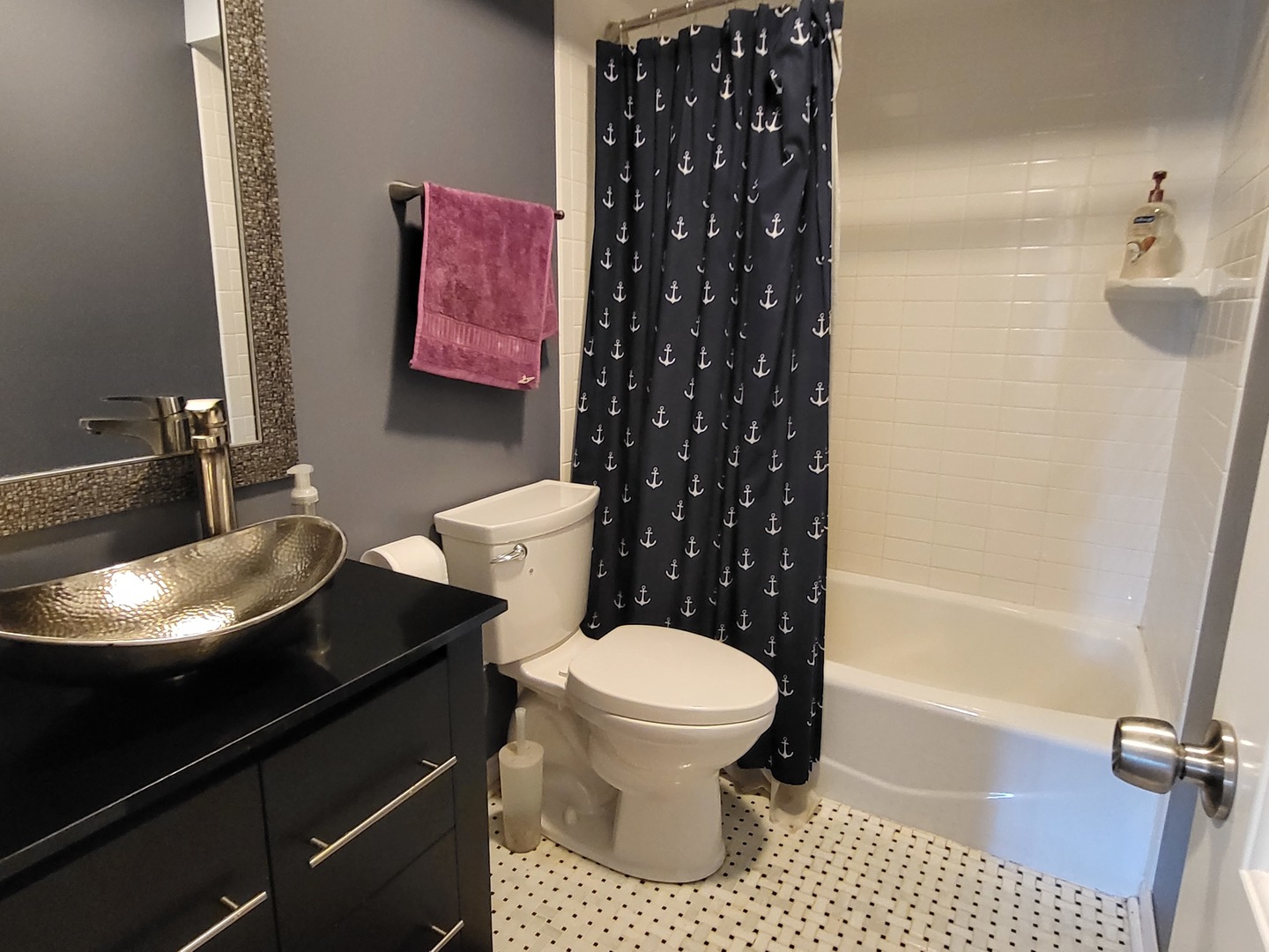 201 Thames Parkway, Unit 2K Park Ridge, IL 60068 - Photo 6 of 9 a bathroom with a sink toilet and shower