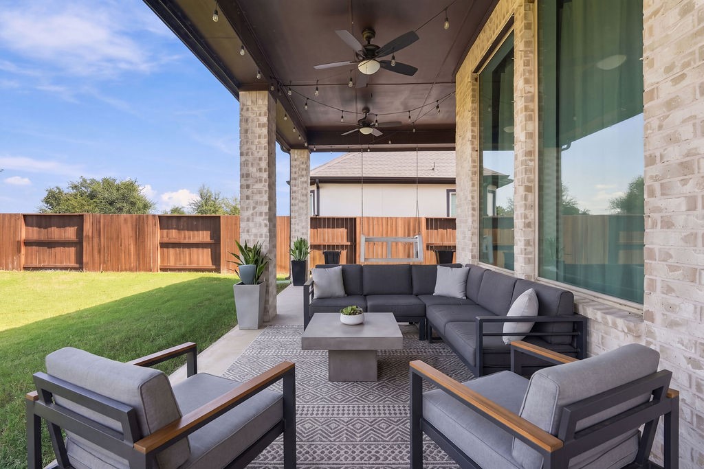 4103 Shackleton Court Iowa Colony, TX 77583 - Photo 39 of 50 Virtually staged back porch.