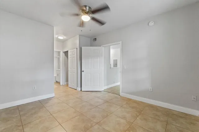 a view of an empty room