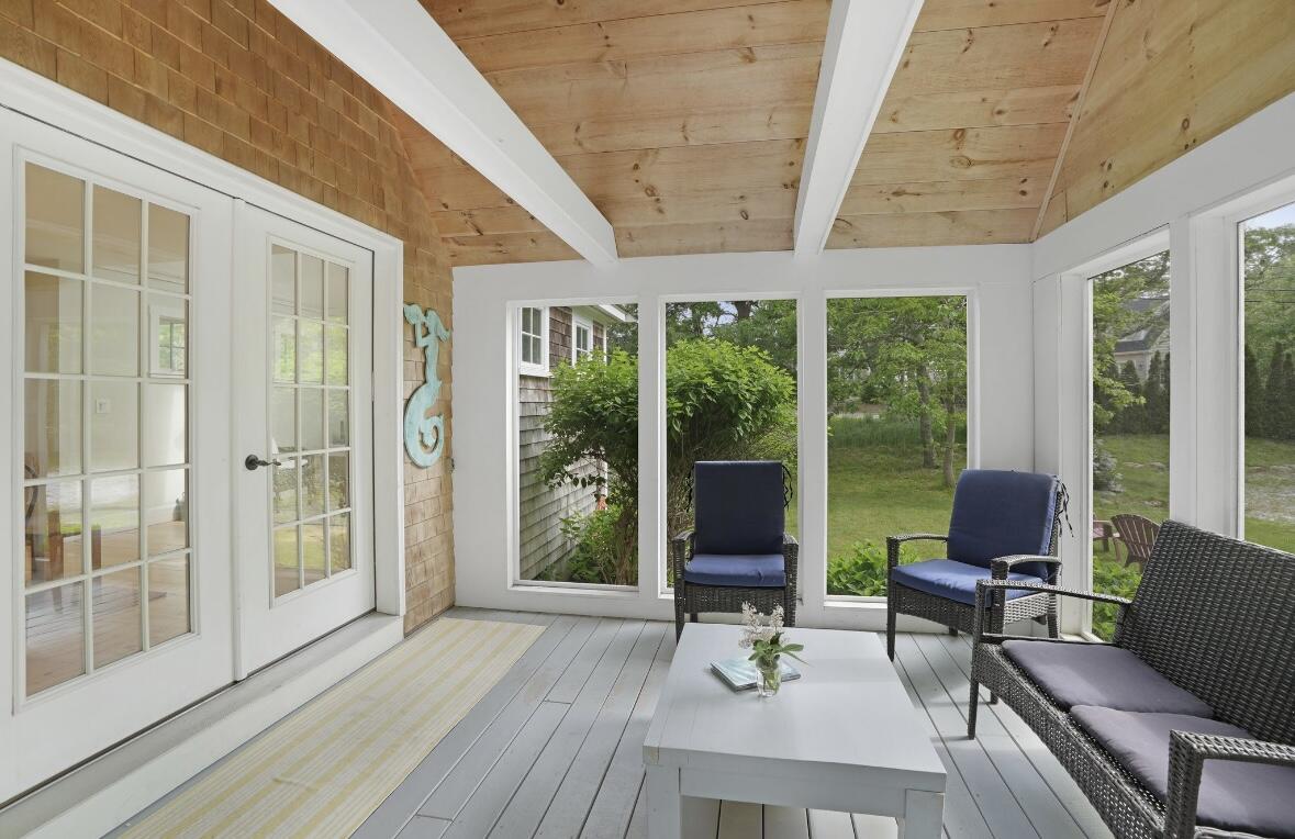 395 West Tisbury Road Edgartown, MA 02539 - Photo 11 of 23 Porch to Interior