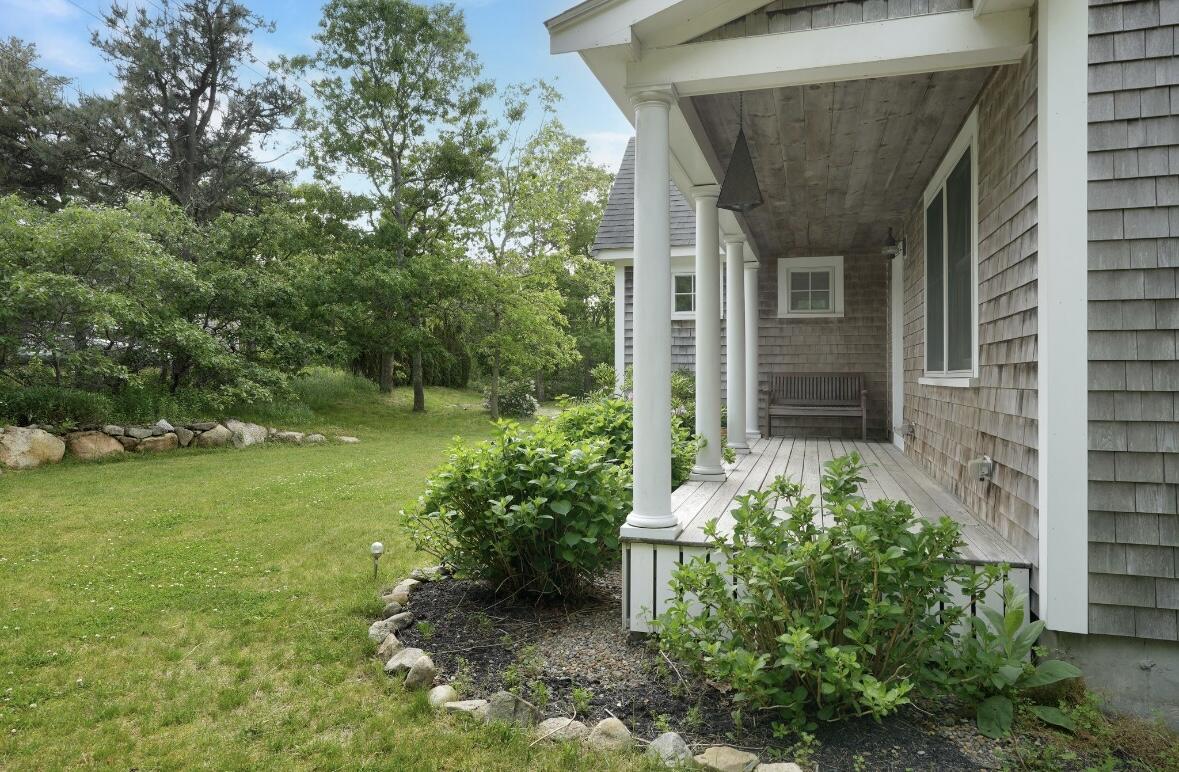 395 West Tisbury Road Edgartown, MA 02539 - Photo 5 of 23 Inviting Porch