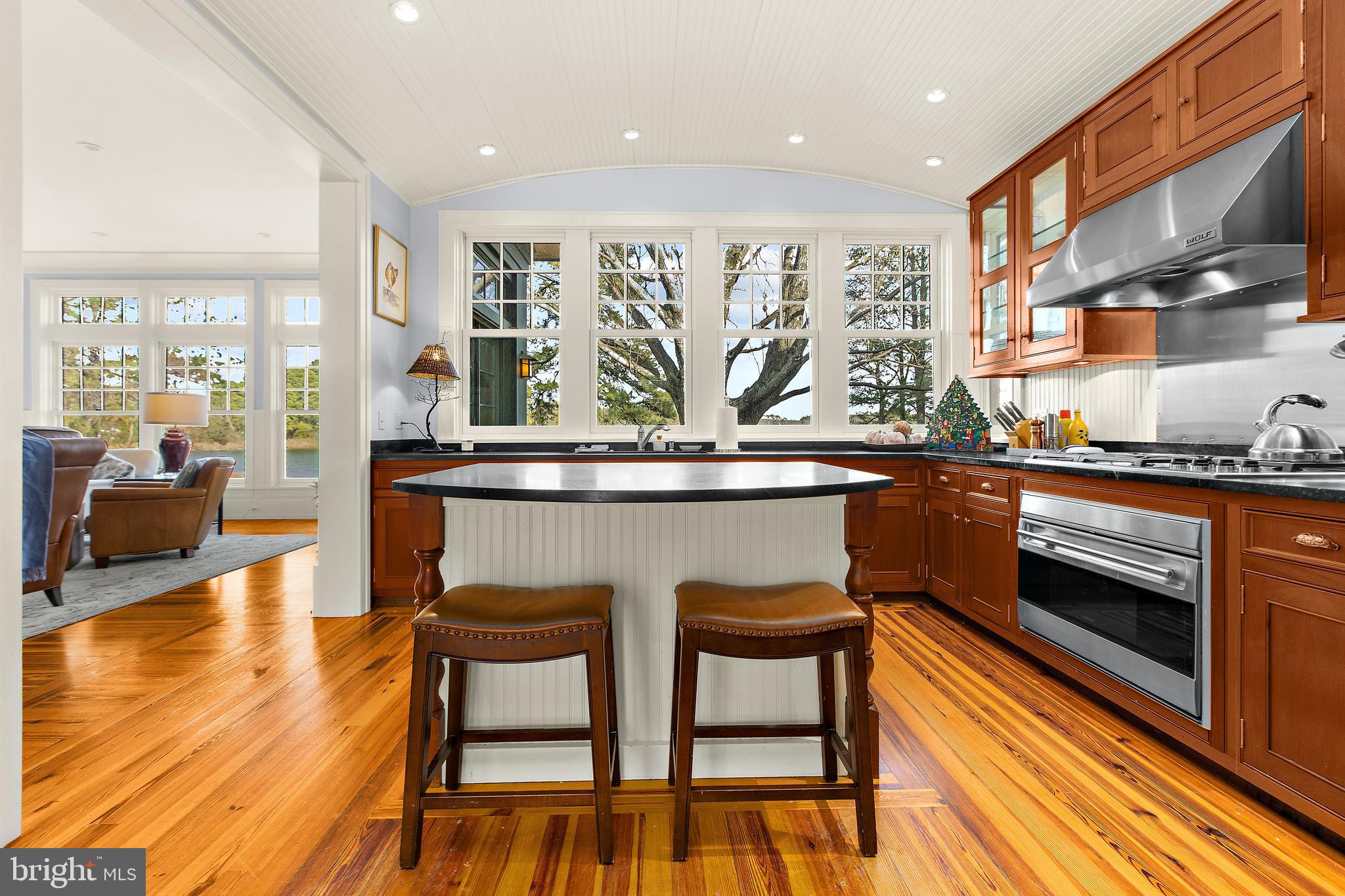 25932 Goose Neck Road Royal Oak, MD 21662 - Photo 13 of 79 Gourmet Kitchen with Soapstone Island