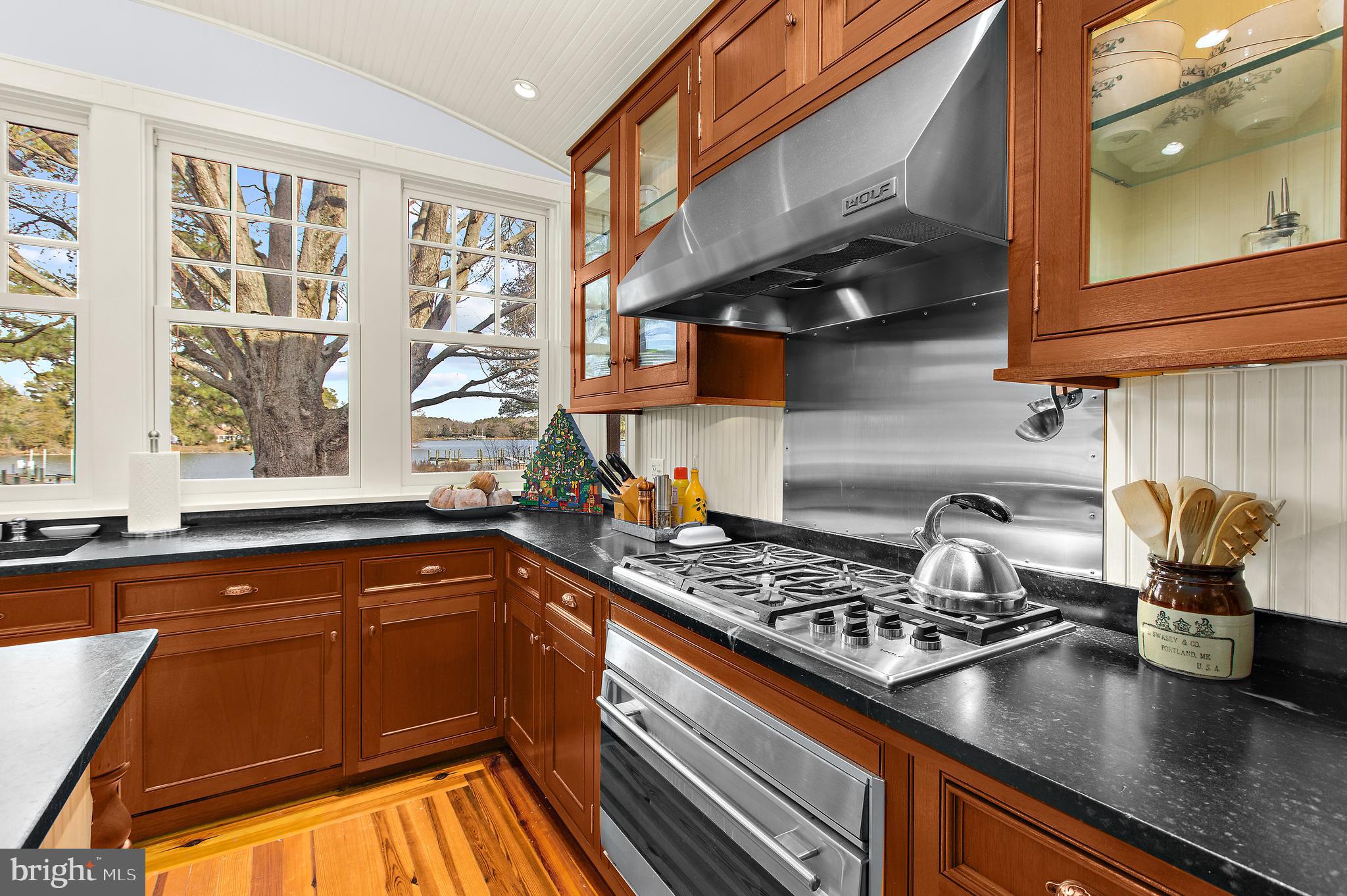 25932 Goose Neck Road Royal Oak, MD 21662 - Photo 15 of 79 Wolf Gas Cooktop & Hood