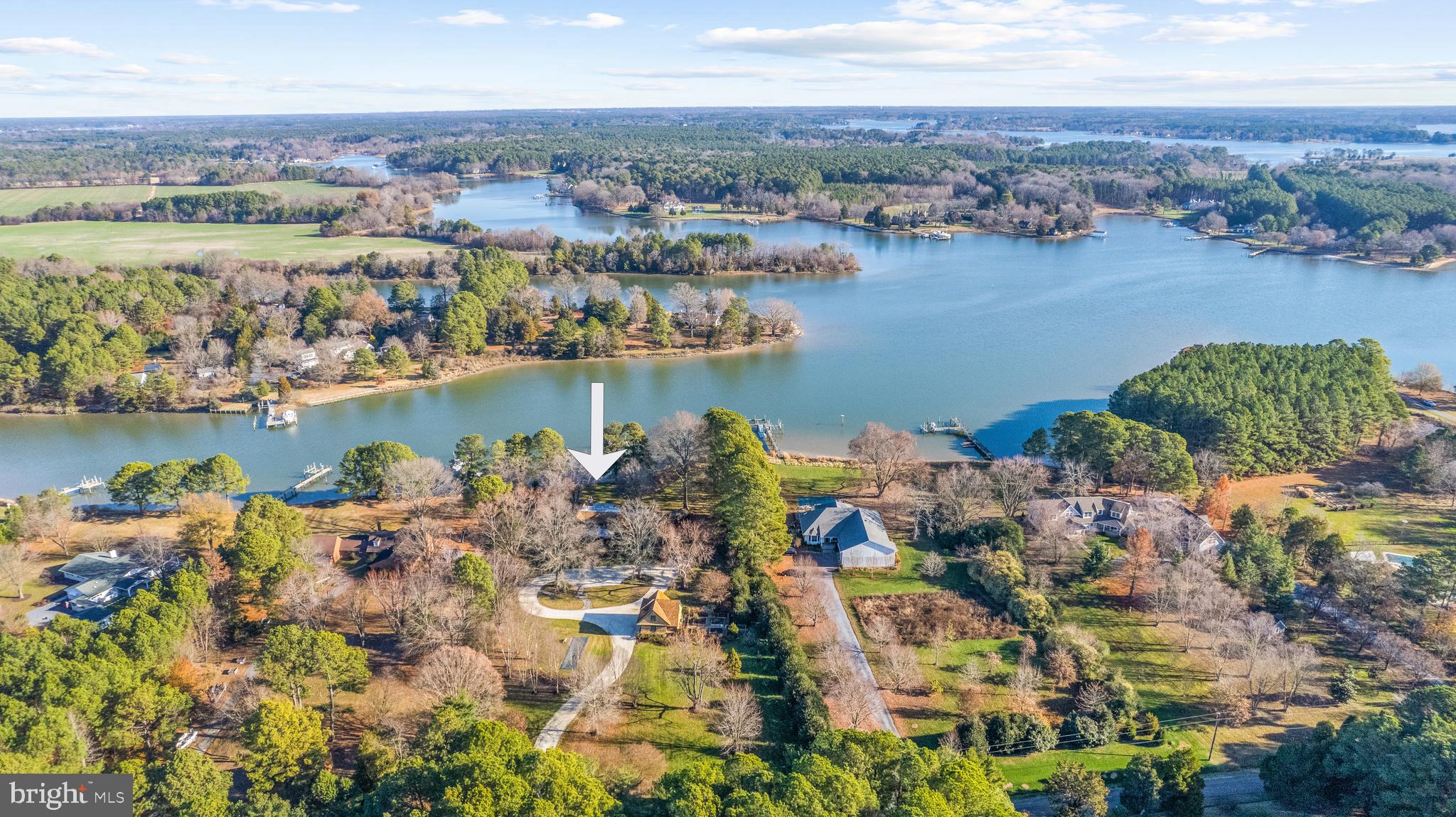 25932 Goose Neck Road Royal Oak, MD 21662 - Photo 64 of 79 Aerial View of The Merryland!