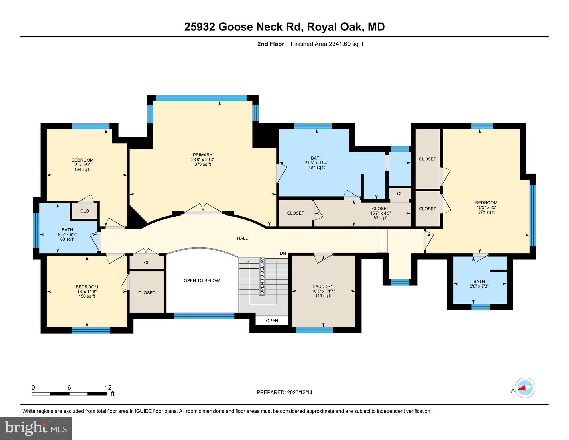 25932 Goose Neck Road Royal Oak, MD 21662 - Photo 78 of 79 2nd Floor Floorplan