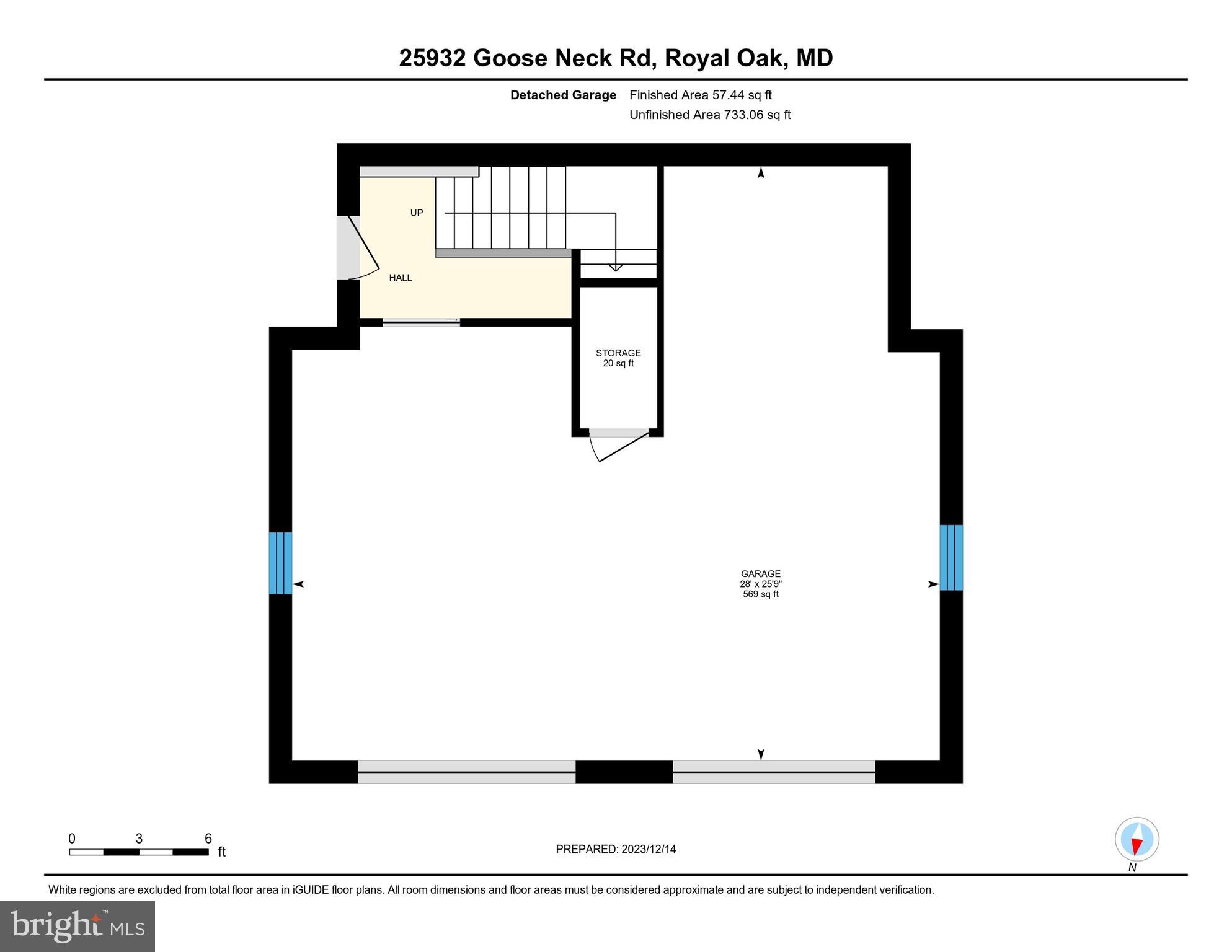 25932 Goose Neck Road Royal Oak, MD 21662 - Photo 79 of 79 Detached Garage Floorplan