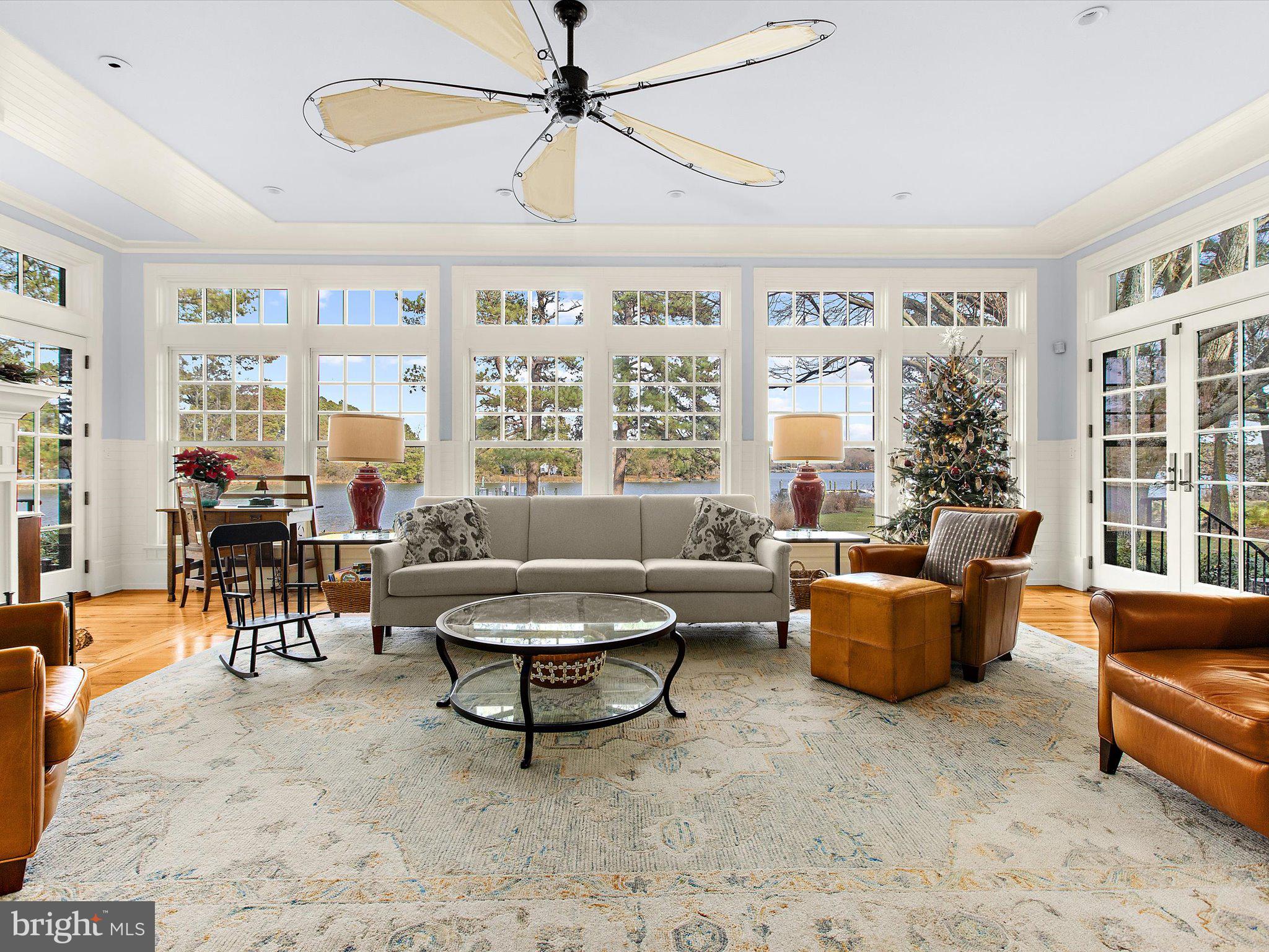 25932 Goose Neck Road Royal Oak, MD 21662 - Photo 8 of 79 The Living Room Overlooks the Water!