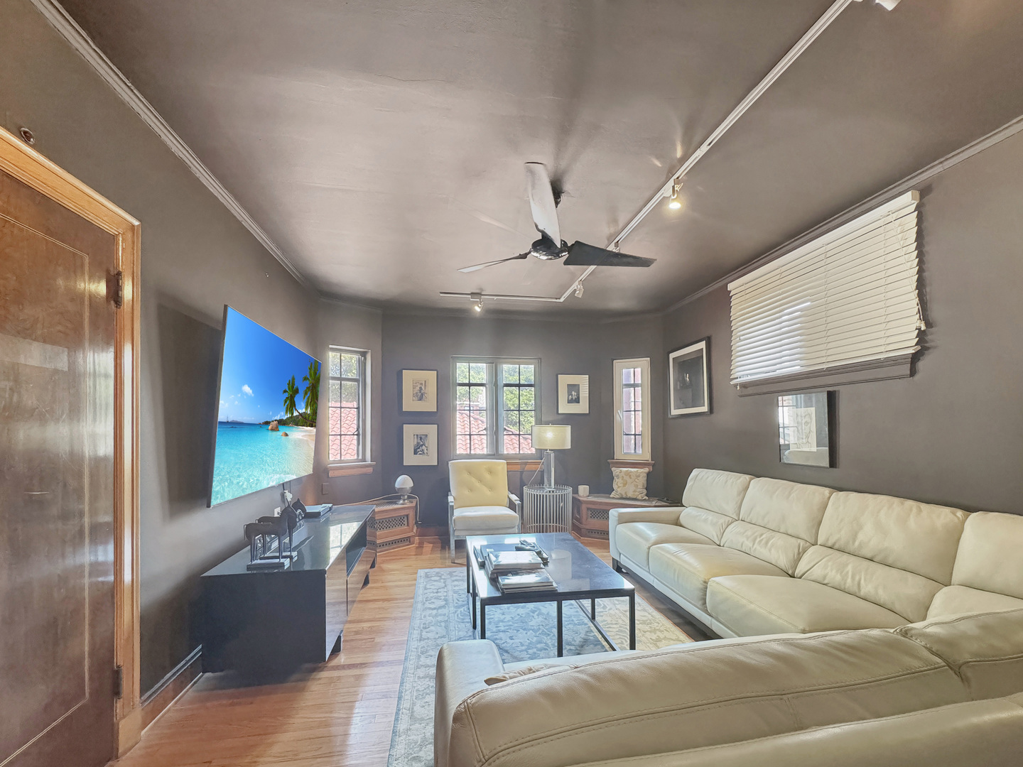 6909 South Chappel Avenue Chicago, IL 60649 - Photo 32 of 60 a living room with furniture and a flat screen tv