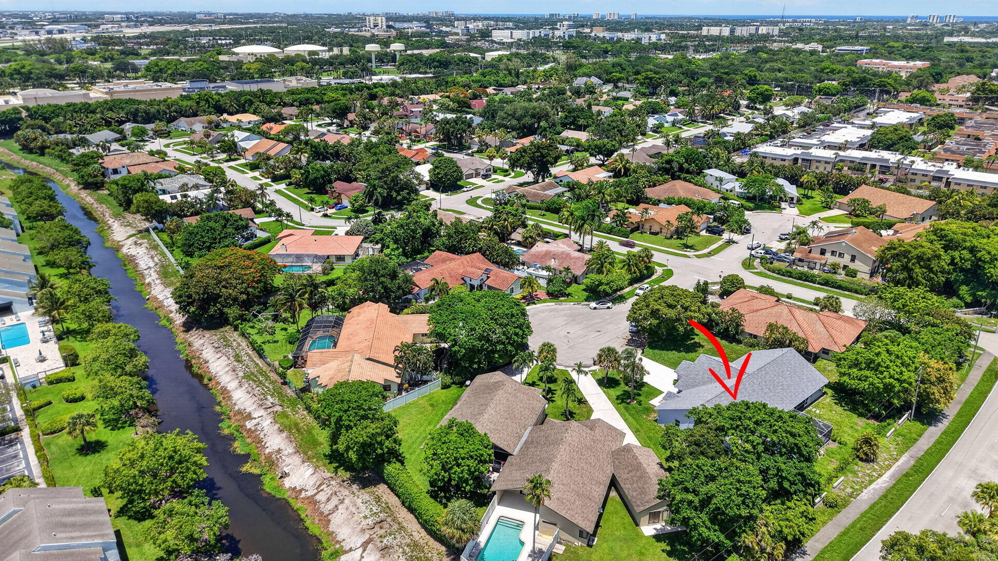 1378 Northwest 13th Court Boca Raton, FL 33486 - Photo 51 of 57 AERIAL VIEW