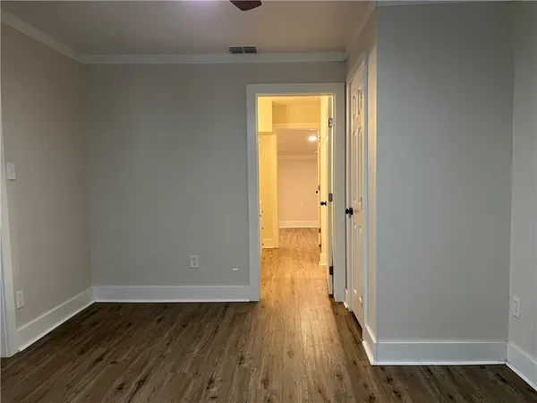 wooden floor in an empty room