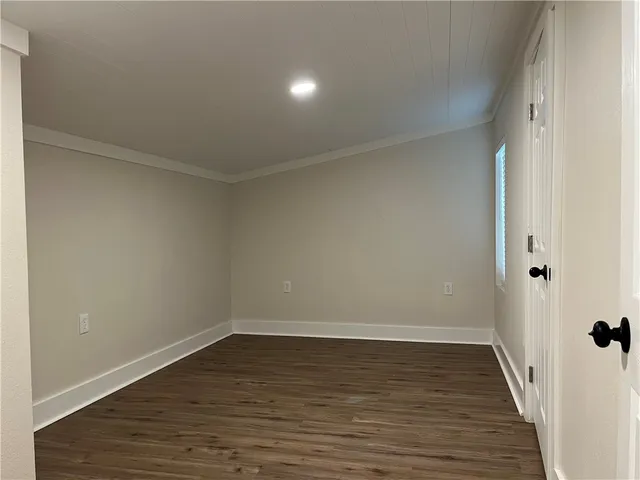 wooden floor in an empty room