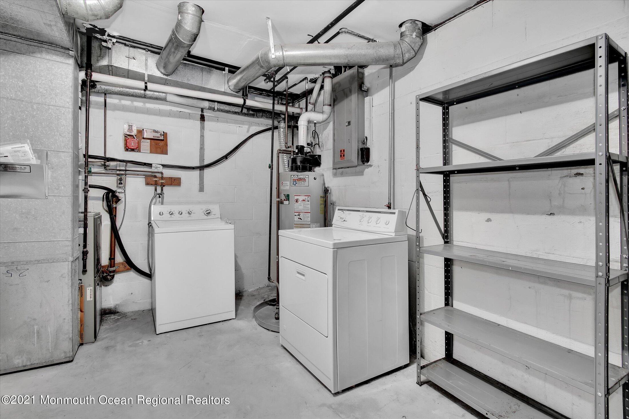 50 Wyckham Road Spring Lake Heights, NJ 07762 - Photo 20 of 27 a utility room with dryer and washer