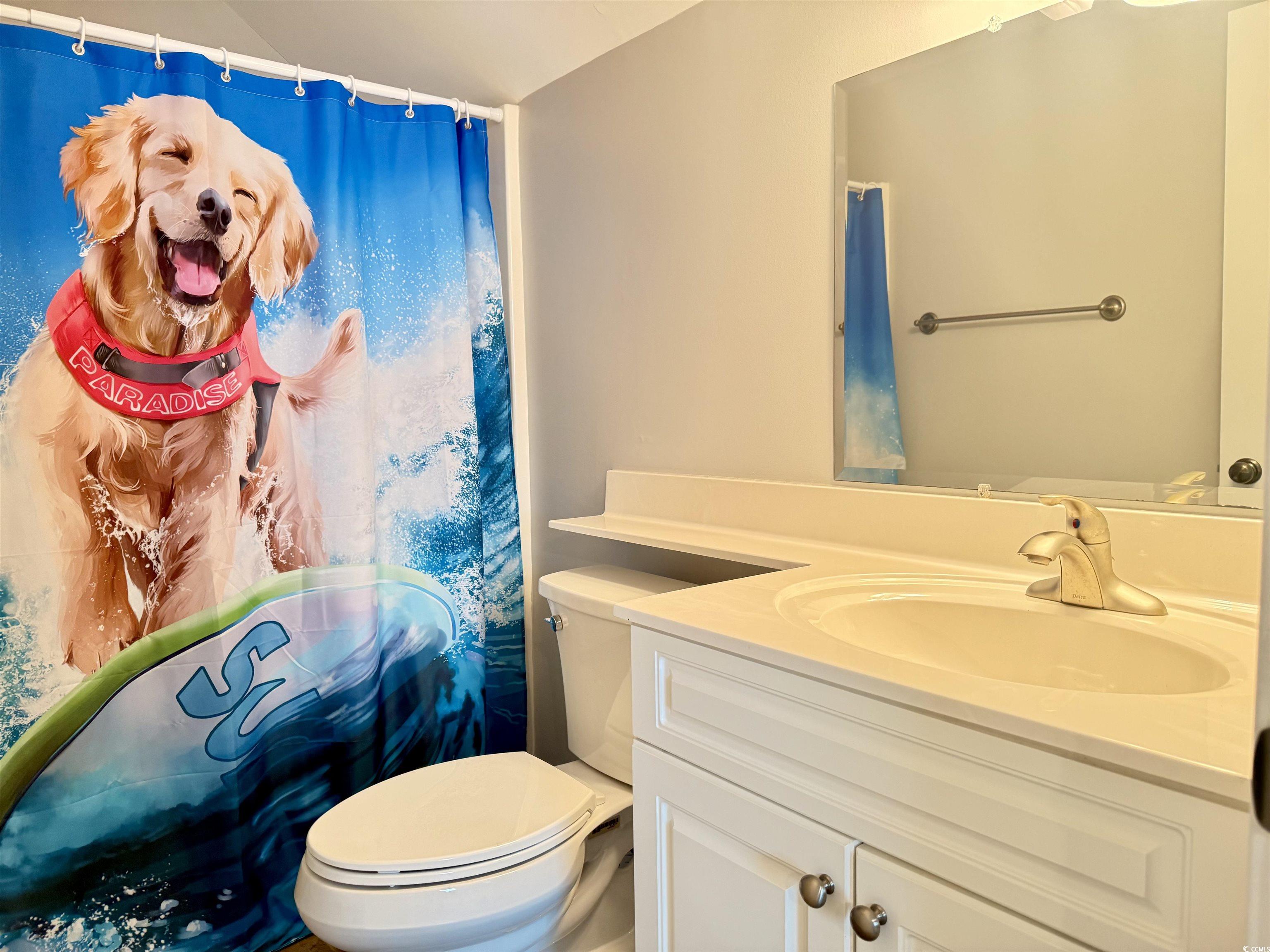 118 Georges Bay Road Murrells Inlet, SC 29576 - Photo 18 of 39 Full bath with vanity and a shower with curtain