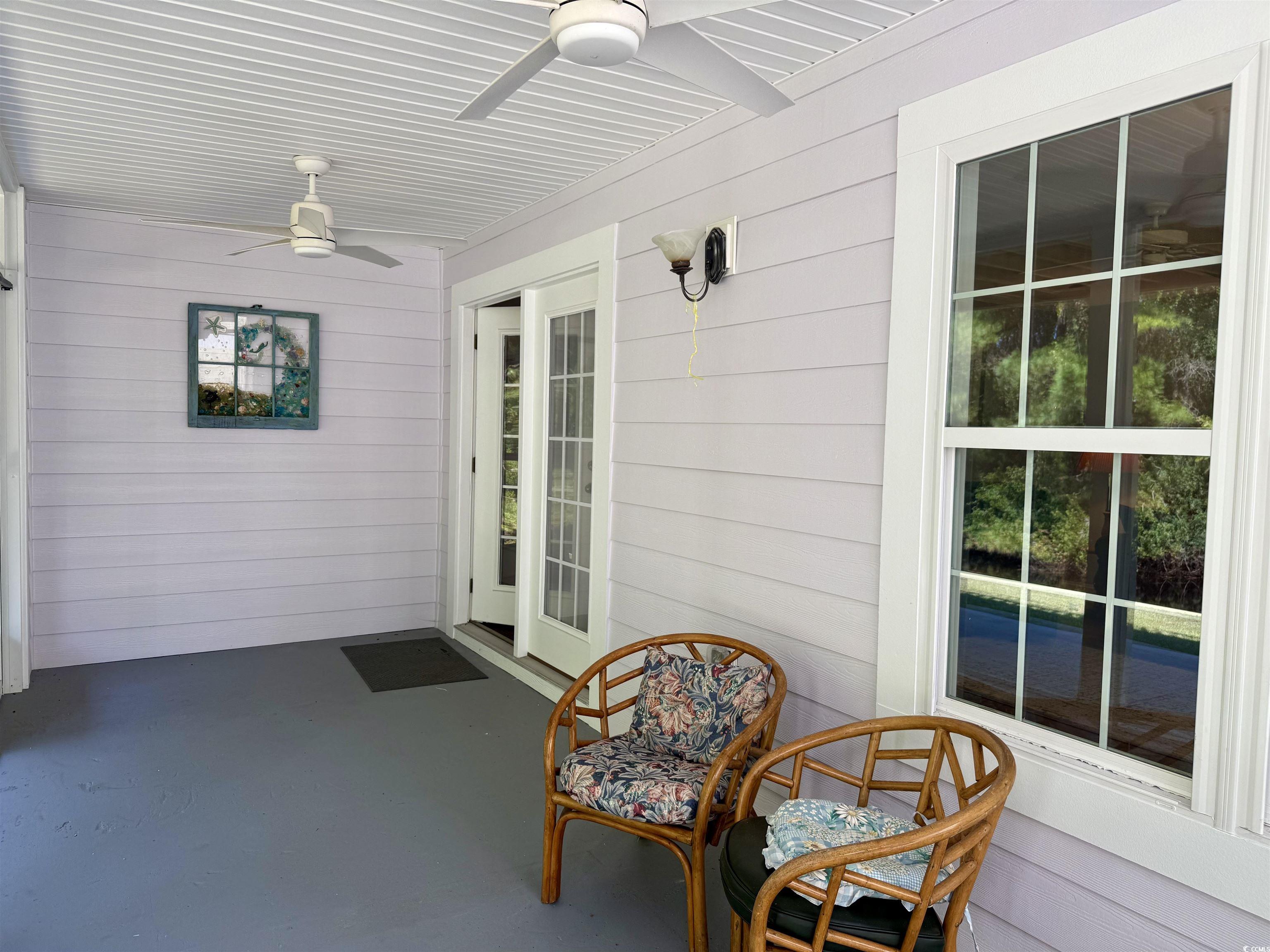 118 Georges Bay Road Murrells Inlet, SC 29576 - Photo 29 of 39 View of patio with ceiling fan