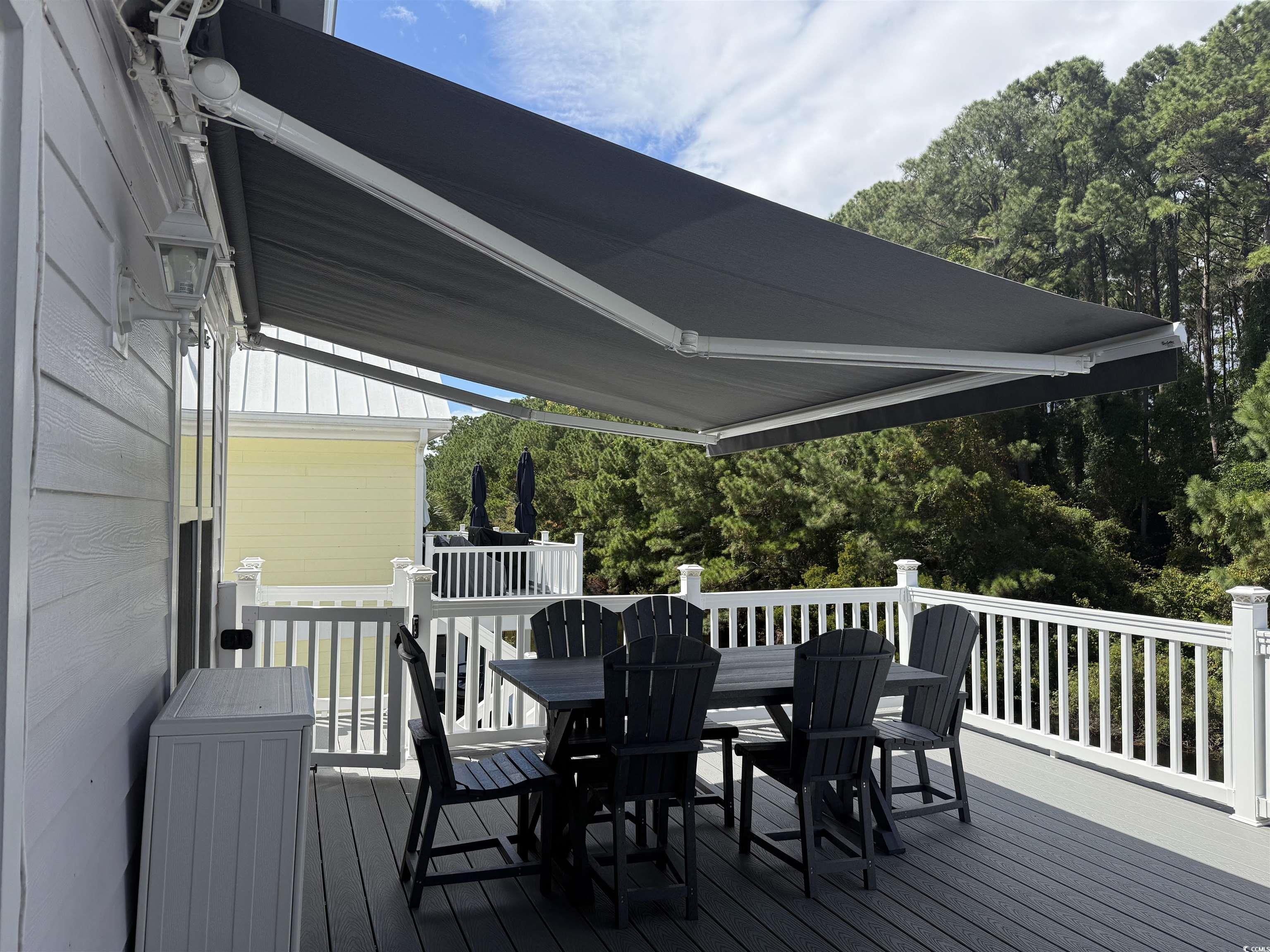 118 Georges Bay Road Murrells Inlet, SC 29576 - Photo 33 of 39 Deck with outdoor dining space