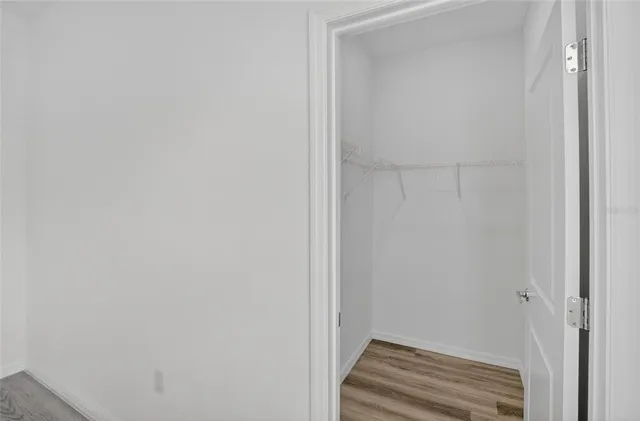 a view of closet area