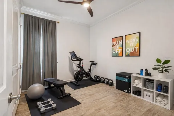 a room with furniture and musical instruments