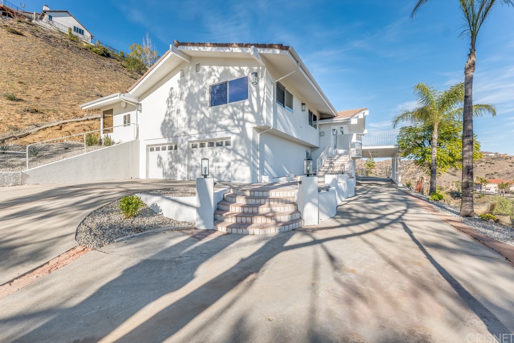a view of a house with a outdoor space