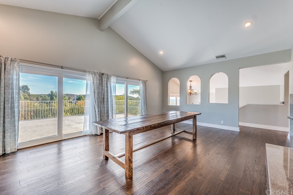 150 Saddlebow Road Bell Canyon, CA 91307 - Photo 4 of 37 a view of a room with balcony and wooden floor